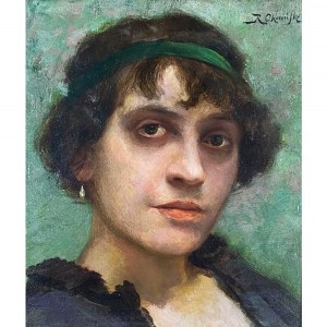 Ryszard Okniński (1848-1925), Portrait of a Woman
