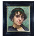 Ryszard Okniński (1848-1925), Portrait of a Woman
