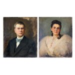 Stanisław Zawadzki (1878-1960), Para portretów-Eugenia i Aleksander Rettinger, 1941 i 1942