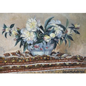 Stefan Rostworowski (1921-2000), Piwonie w wazonie