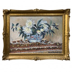 Stefan Rostworowski (1921-2000), Piwonie w wazonie