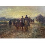 Leonard Winterowski (1868-1927), Shepherds of Bukovina, 1904.