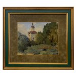 Emil Krcha (1894-1972), Landscape with a bell tower