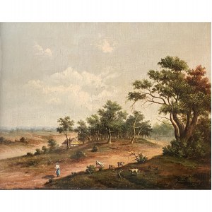 Emma Bąkowska (XIX w.), Pejzaż wiejski, 1866 r.