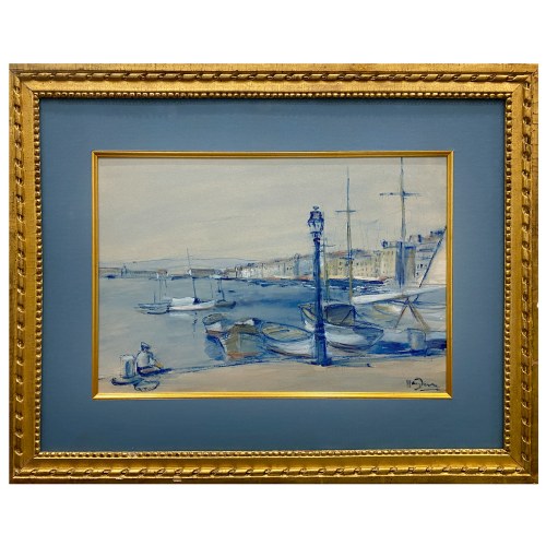 Henryk Hayden (1882-1970), Port w Toulonie ok. 1920 r.