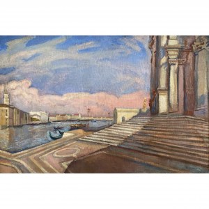 Stanisław Kamocki (1875-1944), Venezia-Wejście do kościoła Santa Maria della Salute