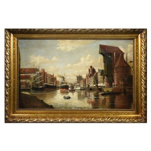 Alfred Antonii Pawłowski (1875-?), Gdańsk - Żuraw nad Motławą