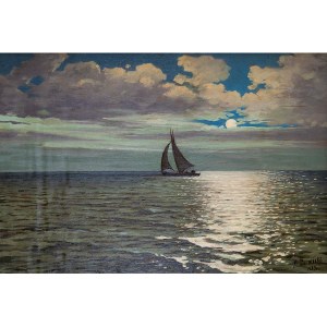 Mieczyslaw Barwicki (attivo tra il 1900 e il 1929), Per la pesca su Hel, 1929.