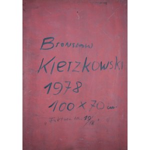 Bronisław Kierzkowski (1924-1993), 