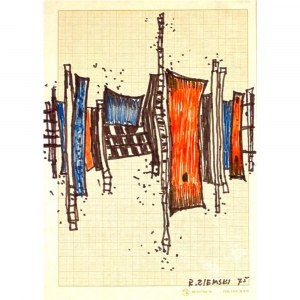 Rajmund Ziemski (1930-2005), Kompozycja, 1975 r.