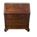 Mahogany secretary in Chippendale style England, 19th century.