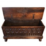 Neo-Gothic chest, 19th century.