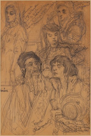 Jan Matejko (1838 Kraków - 1893 tamże), Szkic do 
