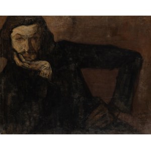 Leopold Gottlieb (1883 Drohobycz - 1934 Paryż), Portret Bolesława Biegasa, ok. 1905-1910 r.