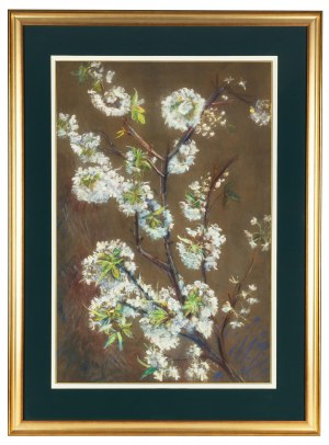Leon Wyczółkowski (1852 Huta Miastkowska near Kielce - 1936 Warsaw), Flowering pear tree