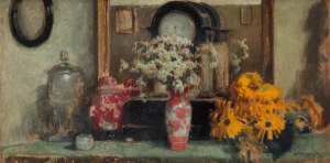 Alfons Karpiński (1875 Rozwadów - 1961 Kraków), Martwa natura z kwiatami