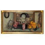 Alfons Karpinski (1875 Rozwadów - 1961 Kraków), Still life with flowers