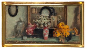 Alfons Karpiński (1875 Rozwadów - 1961 Kraków), Martwa natura z kwiatami