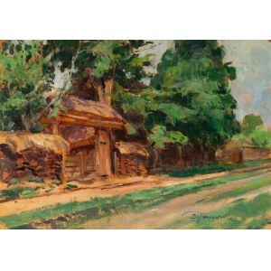 Stanisław Janowski (1866 Kraków-1942 tamże), Pejzaż wiejski