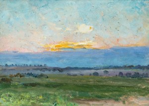 Stanisław Janowski (1866 Kraków-1942 tamże), Pejzaż, 1930 r.