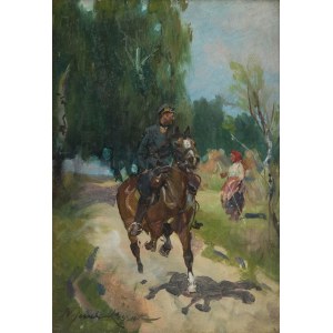 Wojciech Kossak (1856 Paris - 1942 Cracovie), Salutation