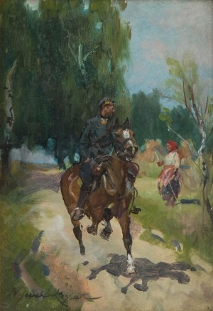 Wojciech Kossak (1856 Paryż - 1942 Kraków), Pozdrowienie