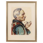 Henryk Uziembło (1879 Myślachowice - 1949 Kraków), Góral, 1937 r.