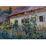 Mieczyslaw Filipkiewicz (1891 Krakow -1951 there), Mallows in the garden