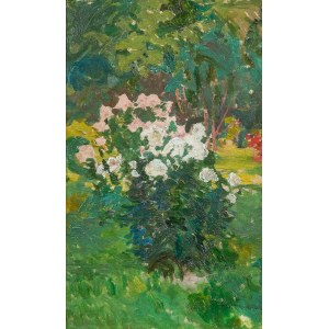 Jerzy Karszniewicz (1878 Tarnów - 1945 Kraków), Shrubs in the garden