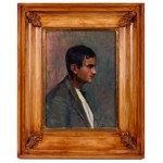 Leon Lewkowicz (1888 Rawa Mazowiecka - 1950 Czimkent/Kazachstan), Portret mężczyzny z profilu