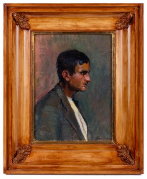 Leon Lewkowicz (1888 Rawa Mazowiecka - 1950 Czimkent/Kazachstán), Portrét muže z profilu