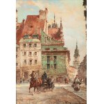 Wladyslaw Chmielinski (1911 Warsaw - 1979 there), View from the Old Market to Swietojanska Street