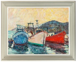 Franciszek Kmita (1926-2013), Okręty w Peniscola Puerto, 1982 r.