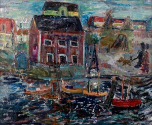Judyta Sobel (1924 Lwów - 2012 Nowy Jork), Spacer nad wodą