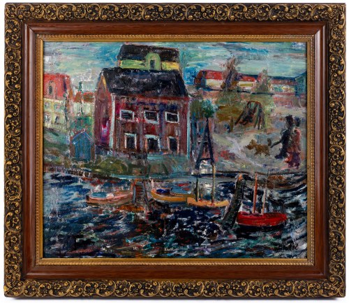 Judyta Sobel (1924 Lwów - 2012 Nowy Jork), Spacer nad wodą