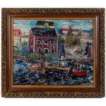 Judyta Sobel (1924 Lwów - 2012 Nowy Jork), Spacer nad wodą