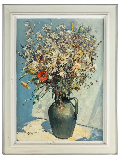 Henryk Baranowski (1932 Starogard Gdański - 2005 Gdynia), Kwiaty polne, 1974 r.