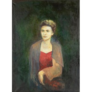 Roman Opałka (1931 Abbeville-Saint-Lucien - 2011 Rome), Portrait of a Woman, 1958.
