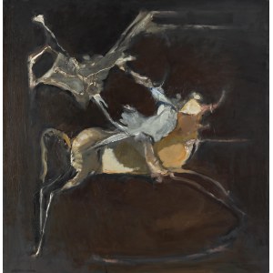 Alfred Aberdam (1894 Lviv - 1963 Paris), Angel of Death and the Horseman