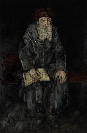 Maciej Lachur (1927 Zagórze - 2008 Otwock), Czytający Rabin