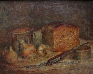 Stanisław Appenzeller (1901-1980), Martwa natura z bochenkiem chleba