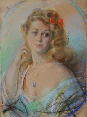 Józef Kidoń (1890-1968), Portret kobiety (1944)