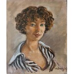 Katarzyna Librowicz (1912-1991), Portret dziewczyny (1977)