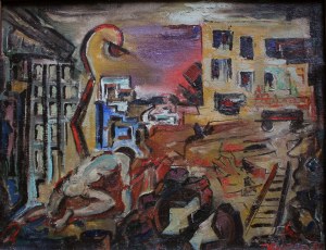 Mosze Waldman (1911-1996), Ghetto (1947)