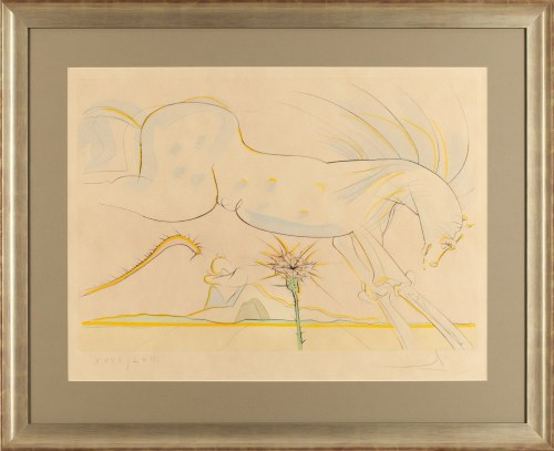 Salvador Dalí (1904 Figueres - 1989 Figueres), Konik i wilk