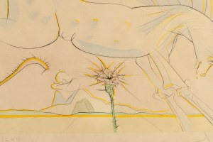 Salvador Dalí (1904 Figueres - 1989 Figueres), Konik i wilk