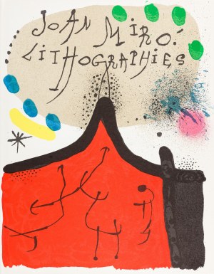 Joan Miró (1893 - 1983 ), L`Astre bleu. Lithograph, 1972