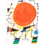 Joan Miró (1893 - 1983 ), Kompozycja III. L`Astre bleu. Litografia I, 1972