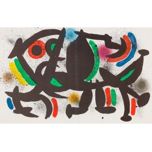 Joan Miró (1893 - 1983 ), Kompozycja VIII. L`Astre bleu. Litografia I, 1972