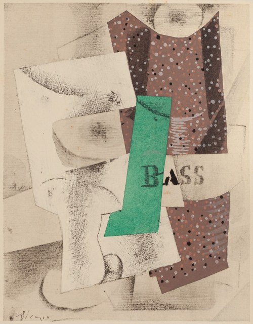 Pablo Picasso (1881 Malaga - 1973 Mougins), Bottle of Bass and a Glass, 1929